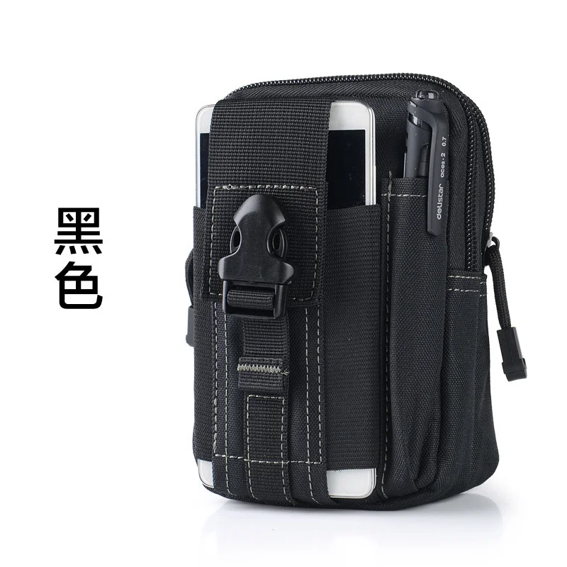 1PC Men Waist Pack Bum Bag Pouch Waterproof Tactical Military Sport Hunting Belt Molle Nylon Mobile Phone Bags Outdoor Tools