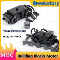 Train Track Motor Technological Building Blocks Parts Speed Up 88002 MOC Bricks Toys Motor Power Functions Modified Accessories