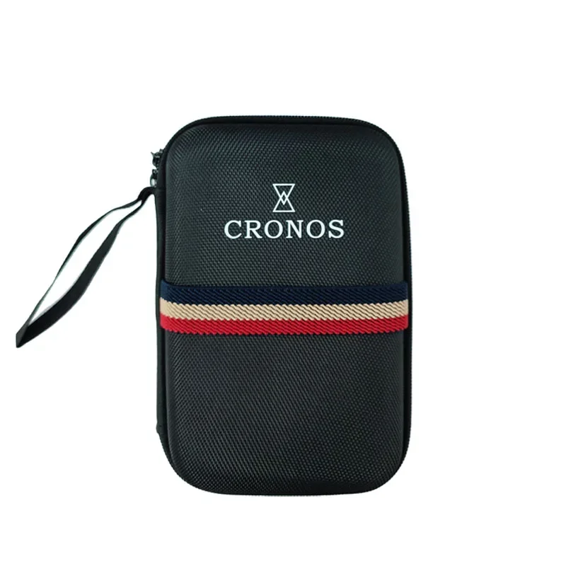 Cronos Watch Box EVA Oxford Fabric Storage Bag Zipper Foam Contained Net Lining