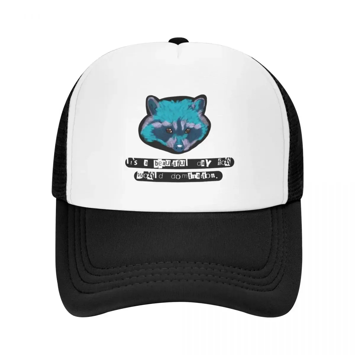 World Domination Raccoon Baseball Cap Dropshipping Sunscreen Girl'S Hats Men's