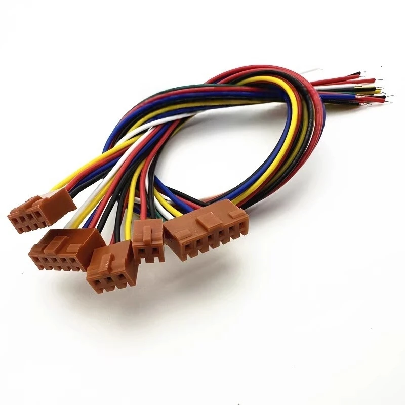 10PCS JAE 2.54mm Pitch LGC Elevator Cable Durable Single Brown 2/3/4/6Pin Connector for Elevator Maintenance