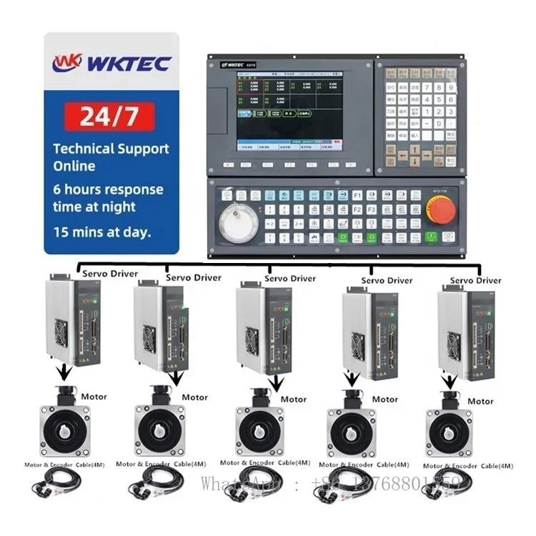 Complete Sets Include Servo Motor And Driver 3 Axis Full Kit X And Z Lathe Machine CNC Controller For Tapping Machine