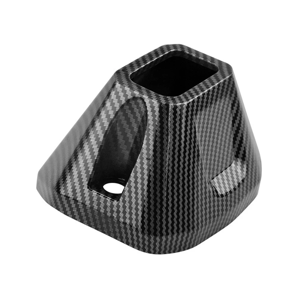 Black Carbon Fiber Exhaust Motorcycle Parts Good Quality Material Non-deformation Structure For Honda Click 125