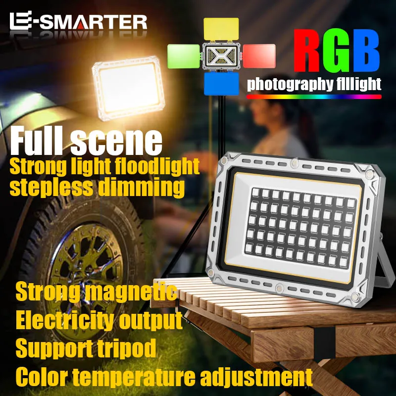 

High Power Floodlight Outdoor LED Waterproof Path Light Spotlight Outdoor Garden Porch Courtyard Lamp