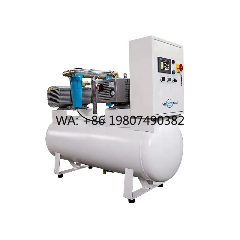 Medical Duplex Rotary Vane Oil Vacuum Pump, High Performance Vacuum System for Hospital Laboratory Healthcare Use