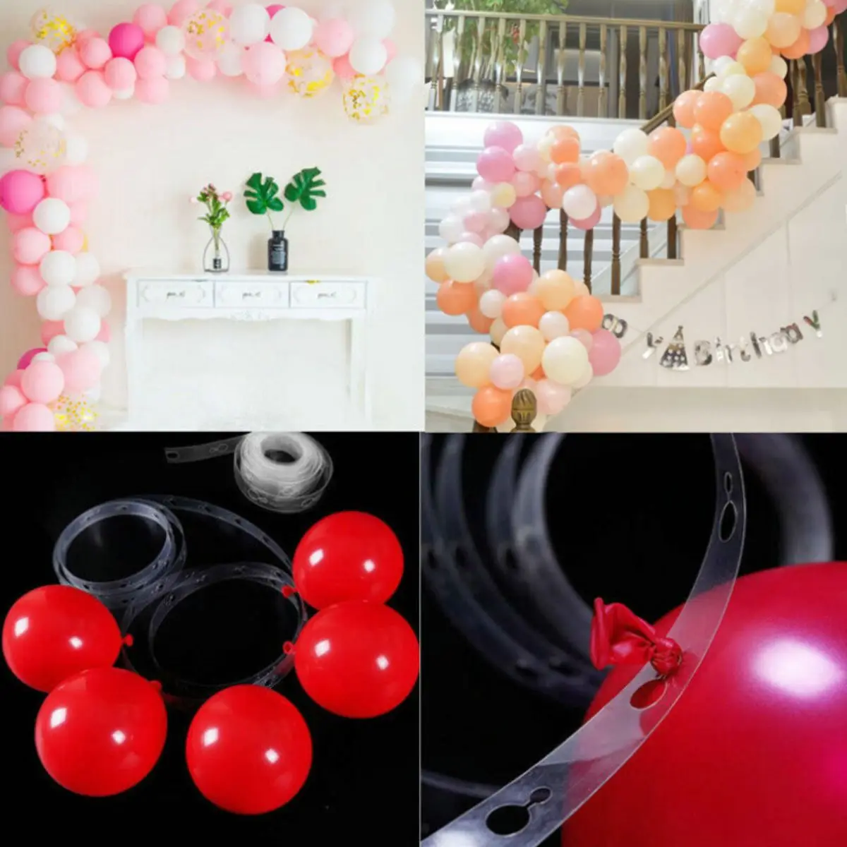 112pcs balloons are used to dress up weddings, bridal showers, gender reveal, Thanksgiving, holiday parties