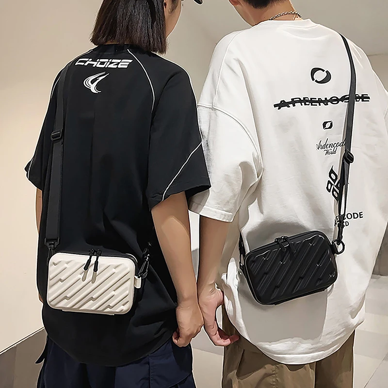 1 قطعة شخصية بسيطة خفيفة الوزن صندوق حقيبة موضة قطري شريط حقيبة كتف للجنسين حقيبة تسلق الجبال هدايا عيد الميلاد