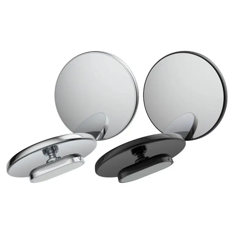 Car Blind Spots Mirrors 2pcs Fish Eye Shapes Convex Mirrors Ultra Clear Side By Side Round Rear View Mirrors Car Accessories