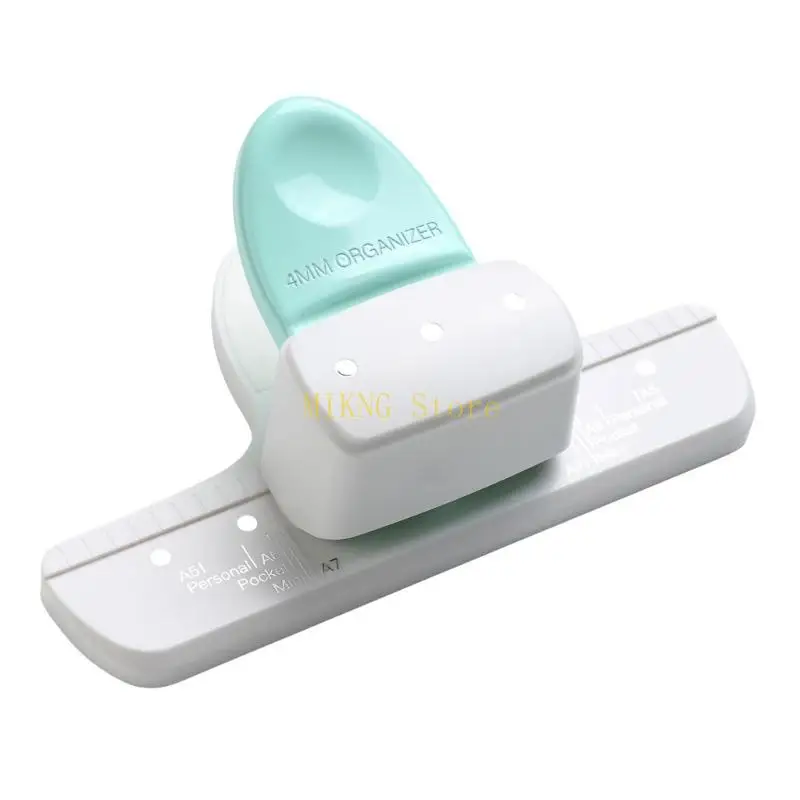 3 отверстия бумаги 4mm Horles Ручной перфунер из листового бумаги Poop Pupper для планировщиков документирует школьные