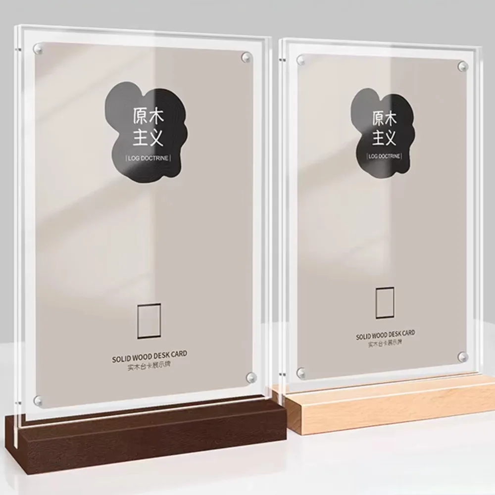 磁気アクリルサインホルダー、ディスプレイスタンド、テーブルメニューペーパーホルダー、ピクチャーフライヤー、ポスターフレーム、a4,210x297mm、8.5x11