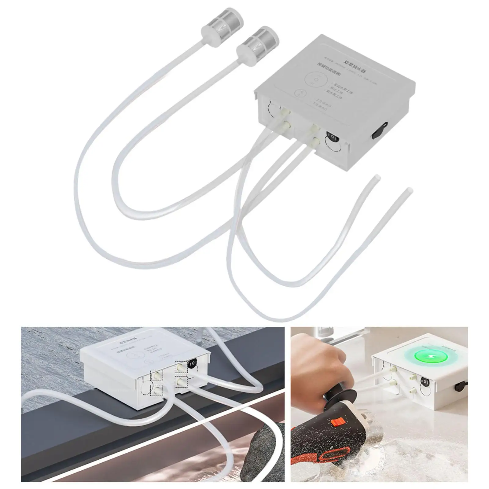 Water Pump Powerful Multiuse Water Extraction Device for Home Garden Balcony