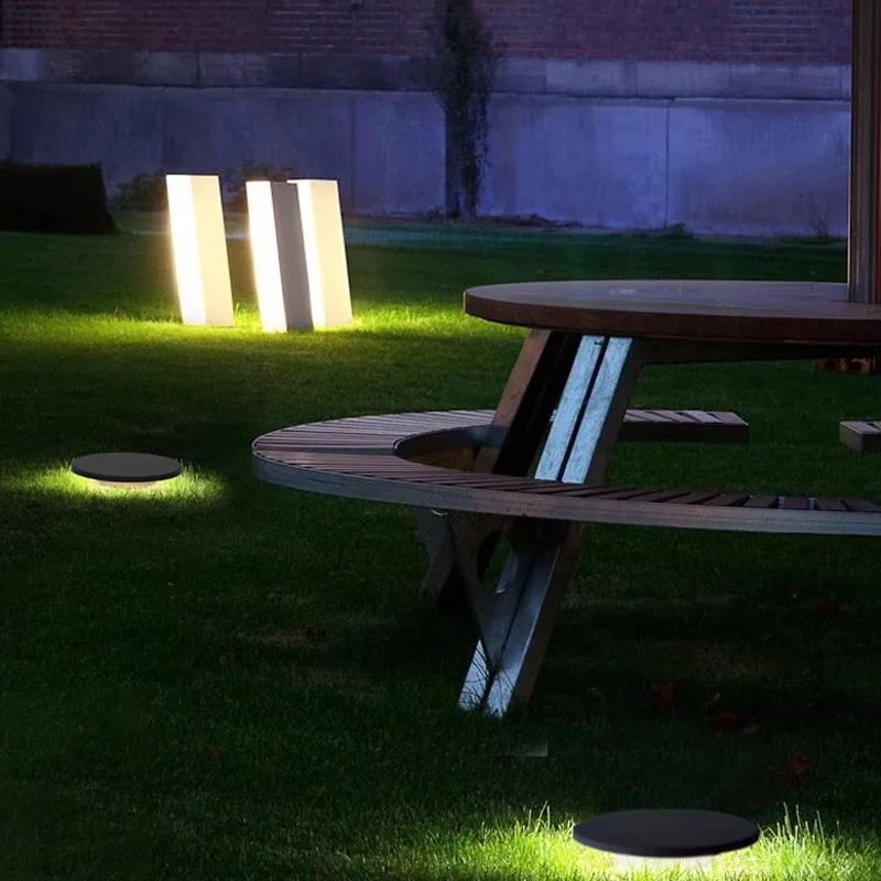 Outdoor Lawn Light Waterproof Solar Led Light Modern and Simple Courtyard garden light Garden Landscape Floor Inserted Light