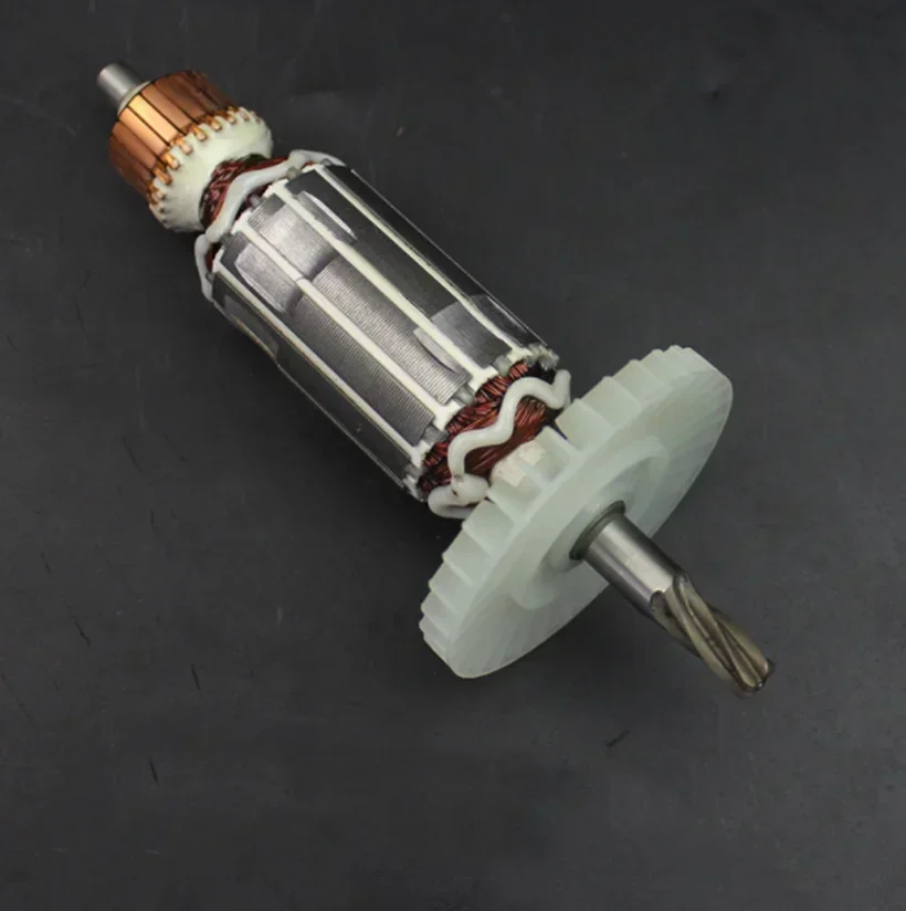 1 قطعة AC220V استبدال صالح لماكيتا HR2450 2440 2453 مرساة المحرك 5 الأسنان محرك المطرقة الكهربائية الدوار #4