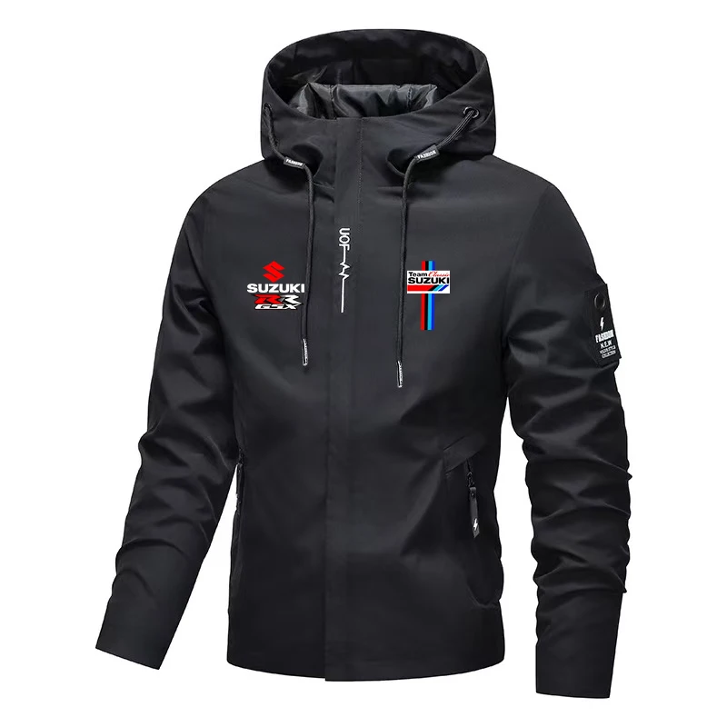 

Suzuki Racing Team Unisex Hooded Jacket 2026 Spring Autumn Series Windproof Casual Fashion Sports Top