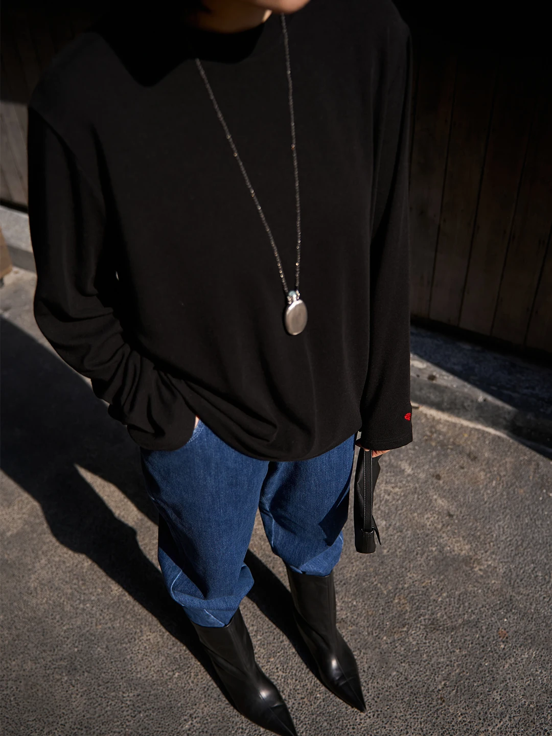 

Джинсы TOFOD Double Core из бамбукового волокна, супермягкие, повседневные, винтажные, с высокой талией, брюки-харлан из смесового хлопка