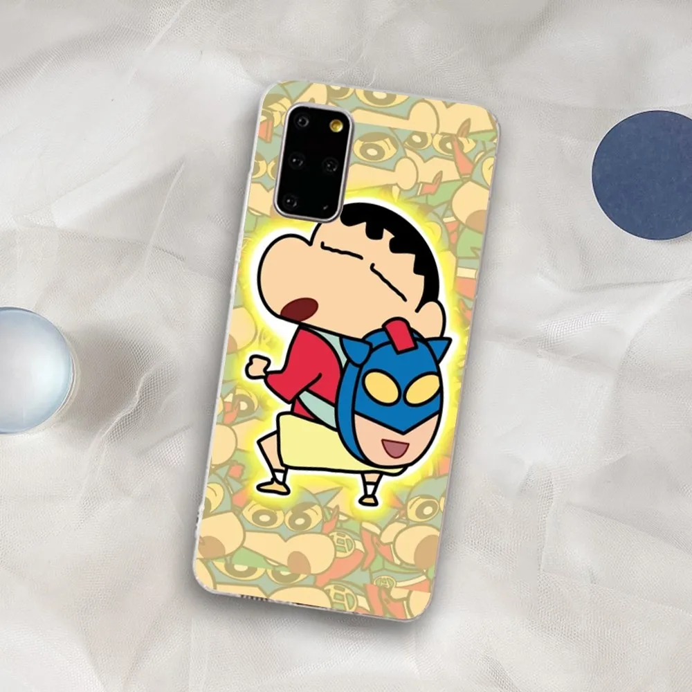 C-Crayon Funny S-Shin-chan Mousepad for Samsung S21 A10 for Redmi Note 7 9 for Huawei P30Pro Honor 8X 10i Cover
