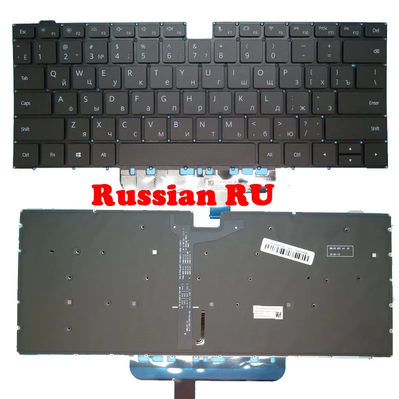 

HBL-W19 HBL-W29 HLY-W29R HLY-W29RP Laptop Keyboard For Honor MagicBook Pro 2H-BCQFRH80121 Russian RU/US/UK