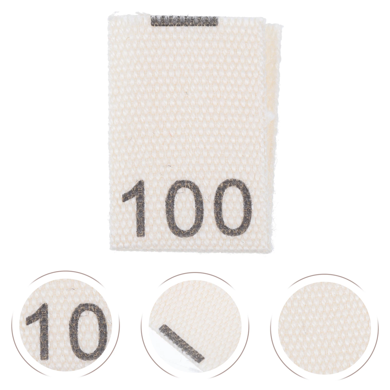 

200Pcs Children Clothing Size Labels Sew-on Folded Size Marks for Kids Garment Supplies Clothing Accessories