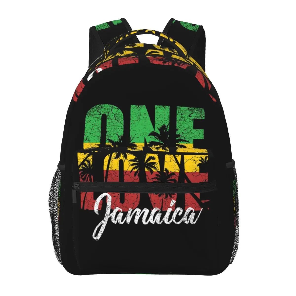 Harajuku Vintage Style Arts Bob Marley One Love Backpacks Boys Girls Bookbag Students School Bags Laptop Rucksack Shoulder Bag