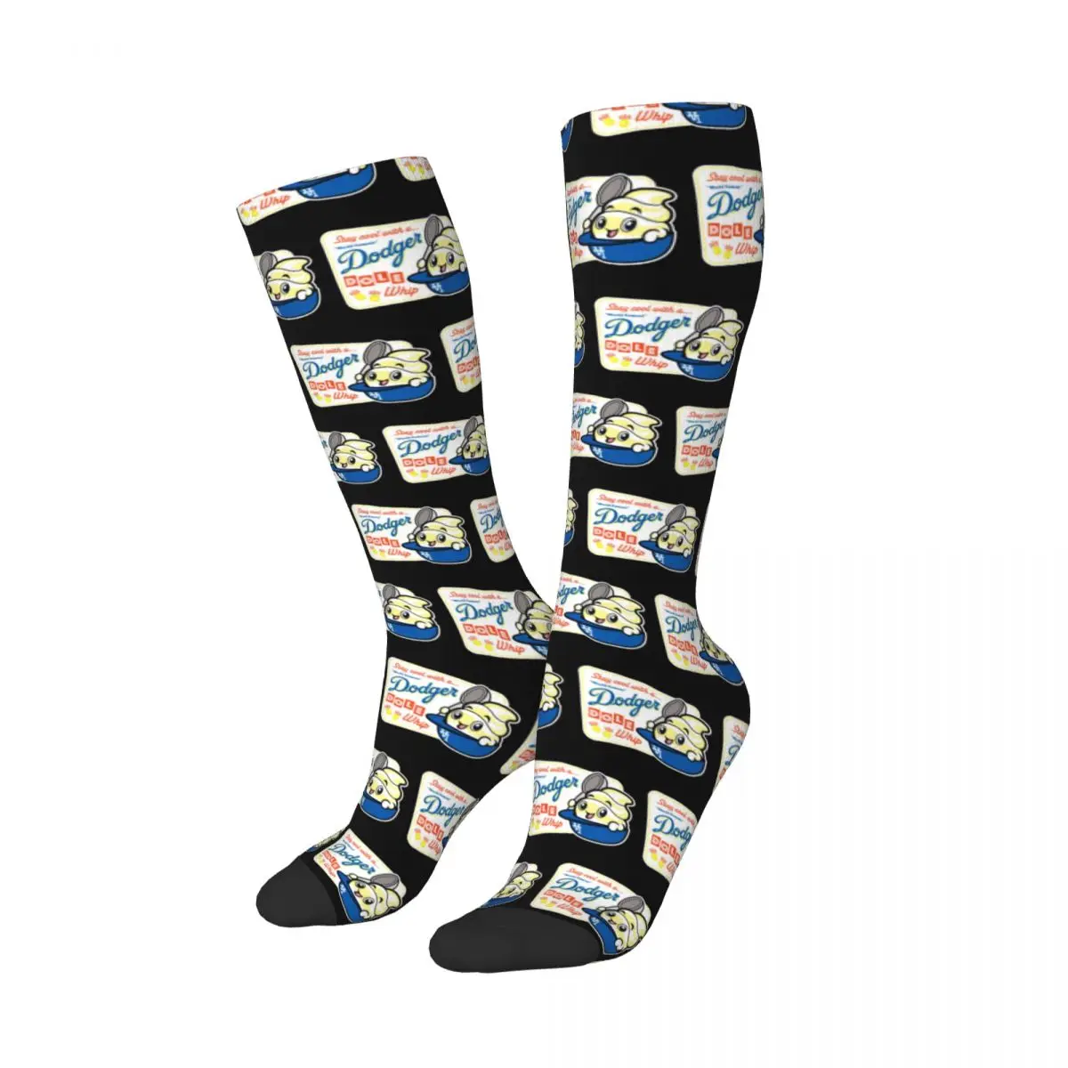 World Famous Dodger Dole Whip Socks Harajuku Stockings All Season Long Socks Accessories for Unisex Gifts