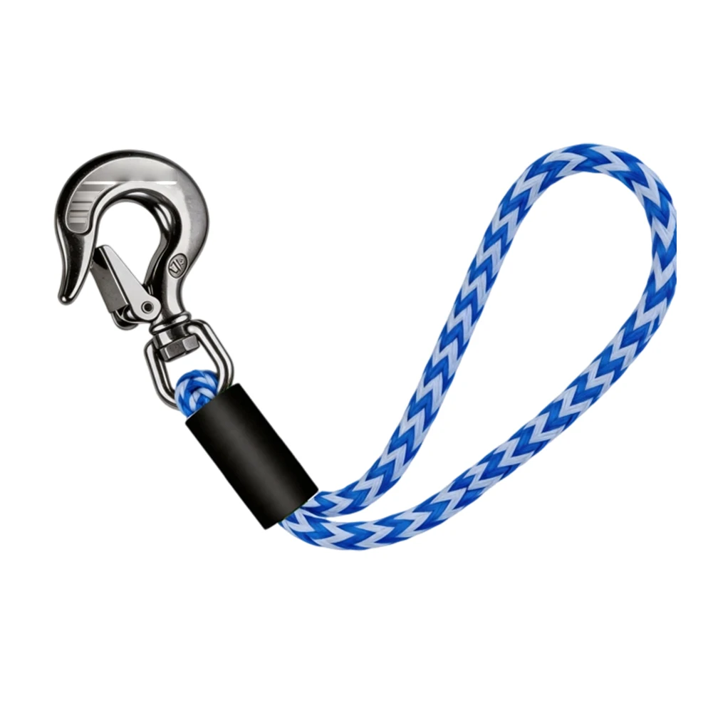 For Boat Towing Operations Boat Tow Rope Rust Proof Boat Accessories Elastic Latex Core PE Material Construction