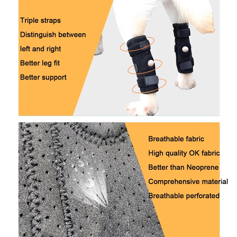 Dog Legging Post-Operation Sprain Dog Rear Leg Auxiliary Strap Protective Gear Protective Sleeve Knee Support Frame