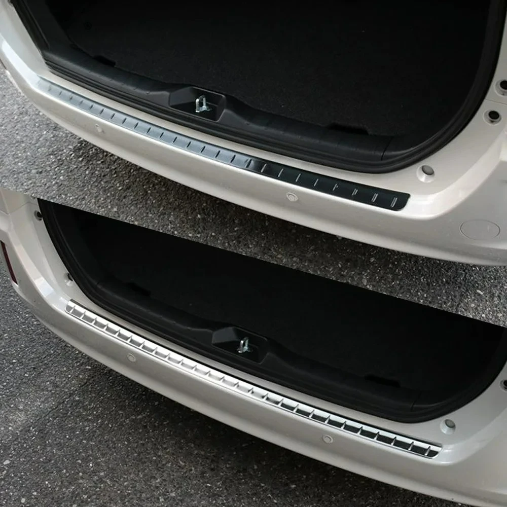 

Car Accessories For Toyota NOAH VOXY 80 Rear Trunk Bumper Protector Guard Trunk Tread Plate Cover Trunk sill 2015-2022 stainless