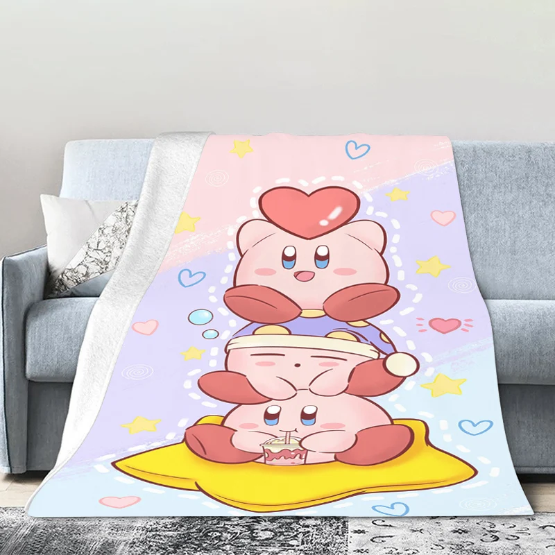 

Fleece Blanket Sofa Winter Warm D-Kirbys Microfiber Bedding Bed Camping Custom Decorative Nap King Size Fluffy Soft Blankets