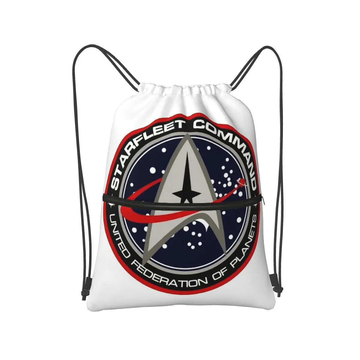 Star Treks Science Fiction TV Series Backpacks Casual Drawstring Bags Shoes Bag Book Bags for Man Woman School