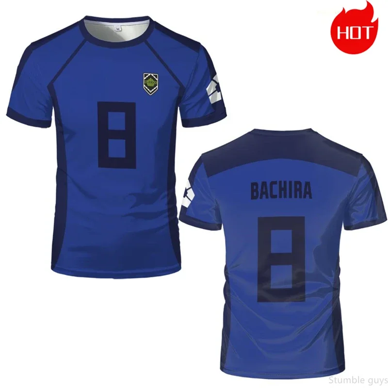 Blue Locker Room Anime Alltags-T-Shirt Fußballtrikot Jungenkleidung Mädchen Kurzarm Harajuku Cosplay T-Shirts Männer Frauen Kinder