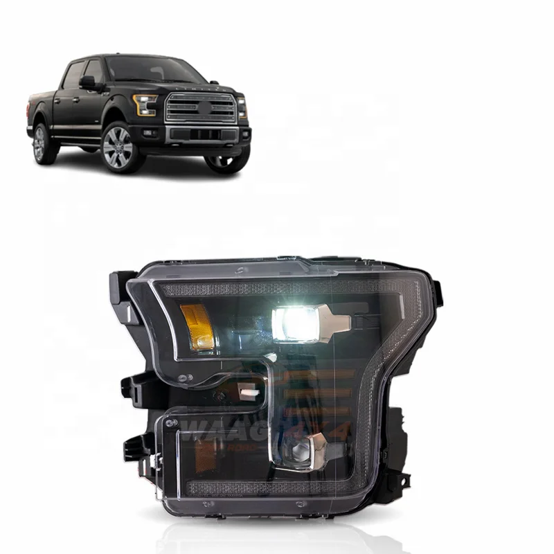 Hot Selling Upgrade Front LED Headlight Car Accessories For Ford F150 Raptor 2017-2019