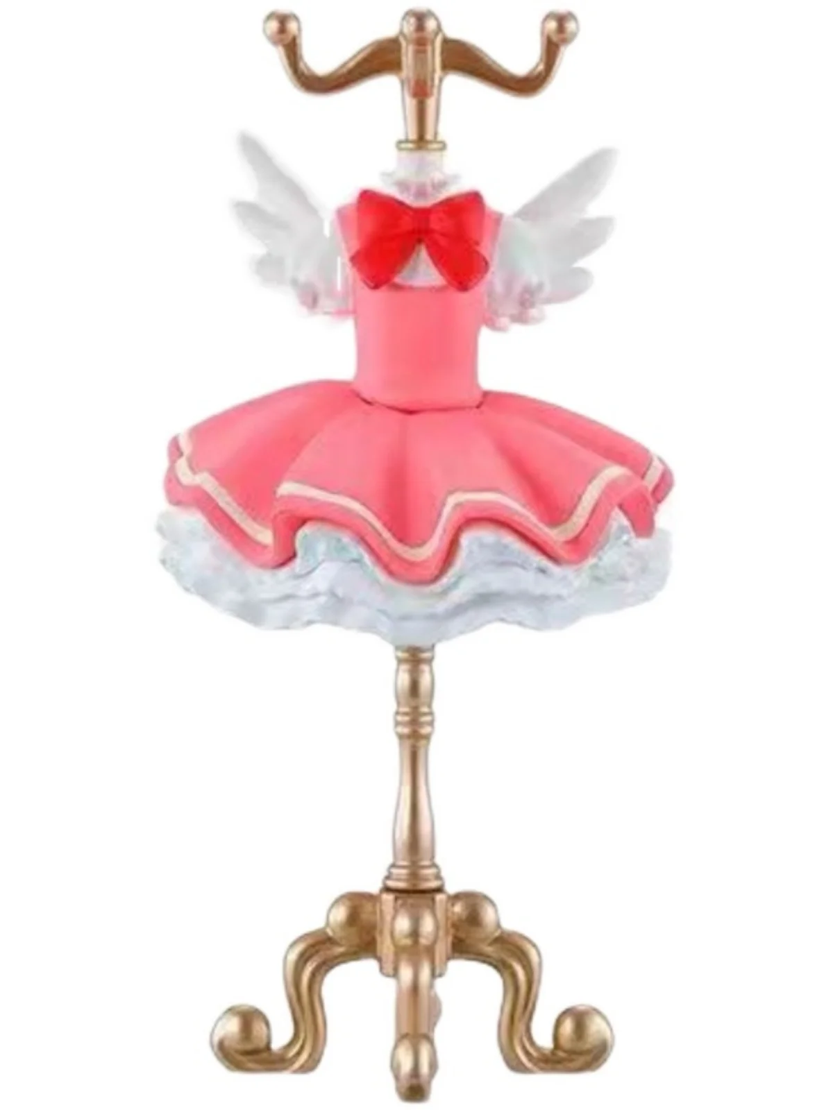 Bandai Gashapon Card Captor Sakura Anime Figures KINOMOTO SAKURA Jewelry Clothes Storage Rack Action Figures Model Kids Toy