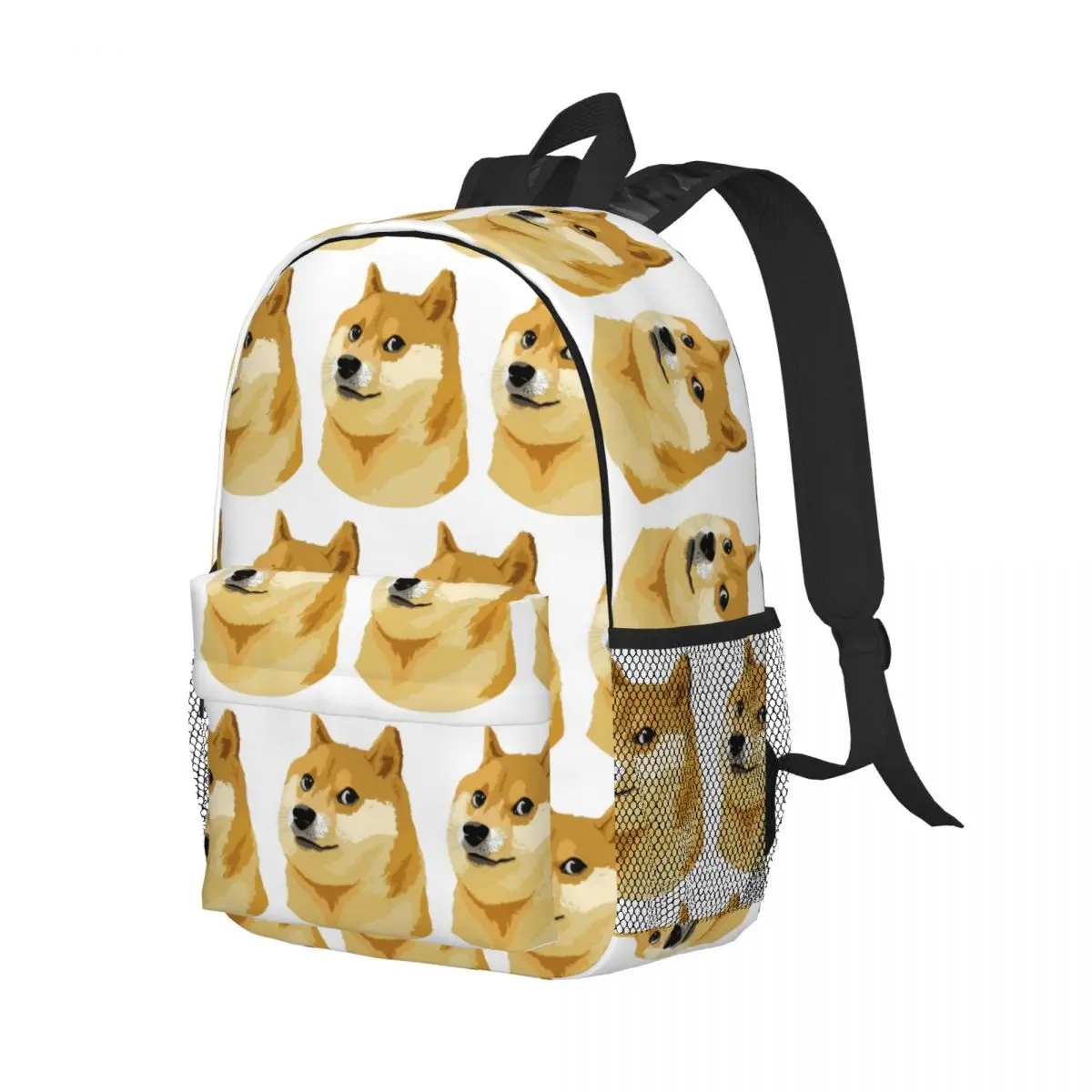 حقائب ظهر ذاكرة Doge Shiba ، حقيبة كتب للمراهقات ، حقائب مدرسية للأطفال ، حقيبة ظهر للكمبيوتر المحمول ، حقيبة كتف ، سعة كبيرة ، موضة