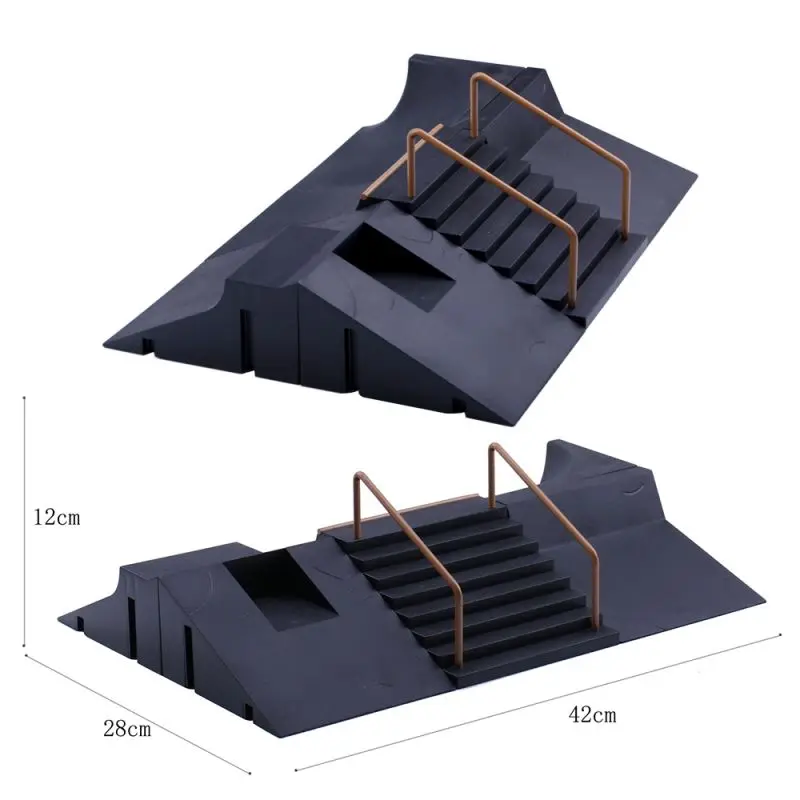 Mini Vinger Ramp Skateboarden Metalen Brug Vinger Skateboard Skateboard Skatepark Vinger Teck Speelgoed Voor Vinger Sport Spel Kinderen Leuk Cadeau