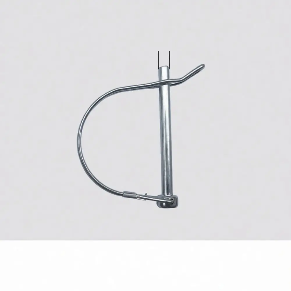 Galvanized Square D Type Locking Pin Trailer Hitch Positioning Safety Pin Fastener For Industrial Agricultural Hardware
