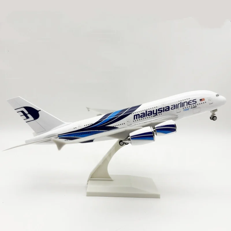 

1/240 Resin Aircraft Model 30cm A380 Malaysia Material Model Plane Airplane Toys for Kids Collection Accessories