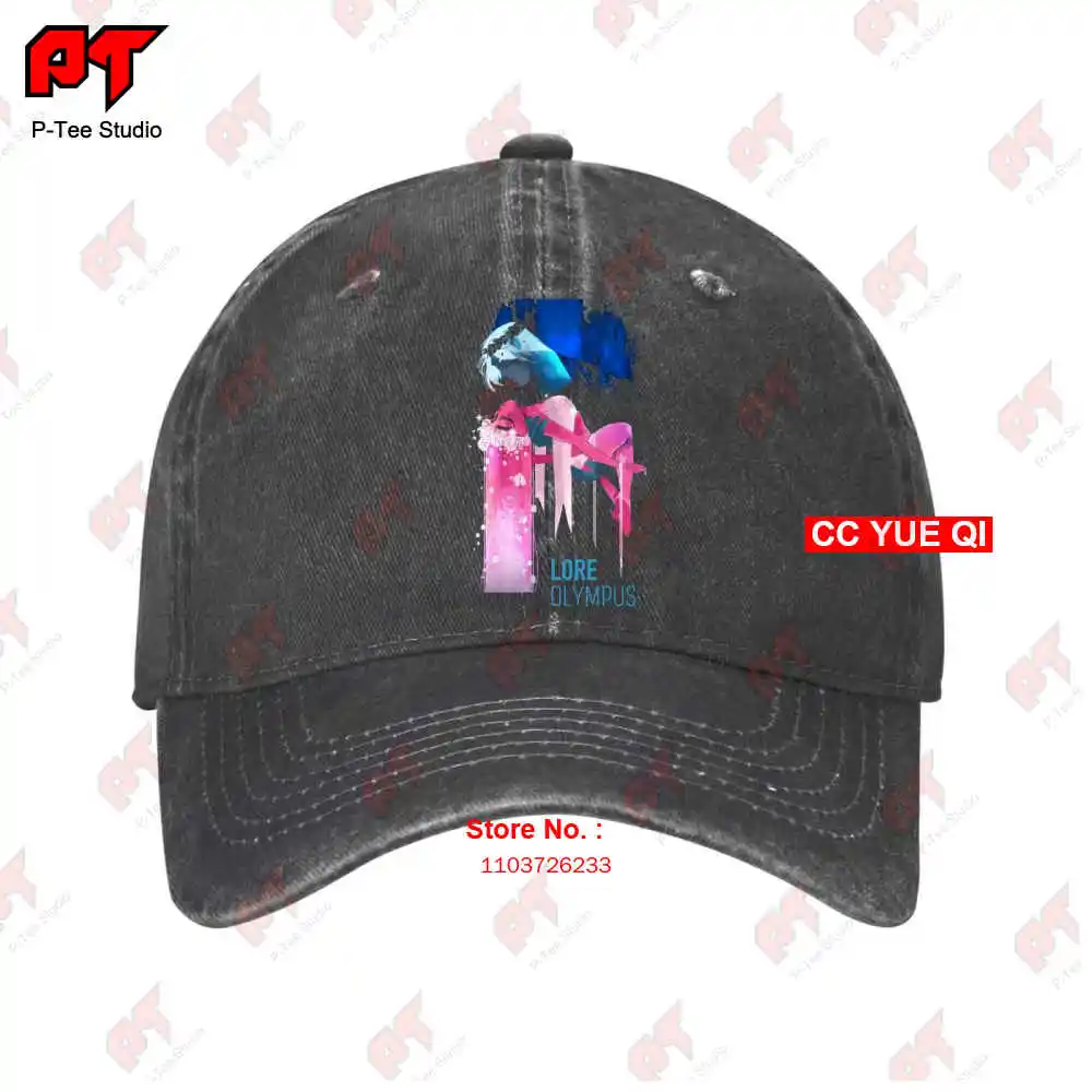 Aol Lore Olympus Hades & Persephone Boyfriend Fit Baseball Caps Truck Cap YQUP