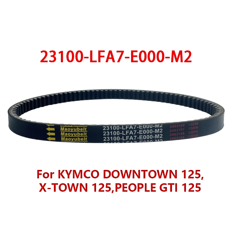 23100-LFA7-E000-M2 engine drive belt For Kymco K-XCT 125i ABS Like 200i Movie S 125i People GTi 125 Super 8 125 4T Tersely 125