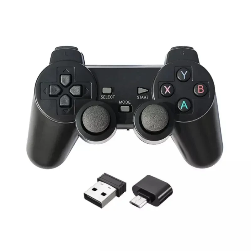 2.4Ghz USB Wireless Gamepad for PC Host Gamepad Controller for Phone Android Controller with Micro Type C