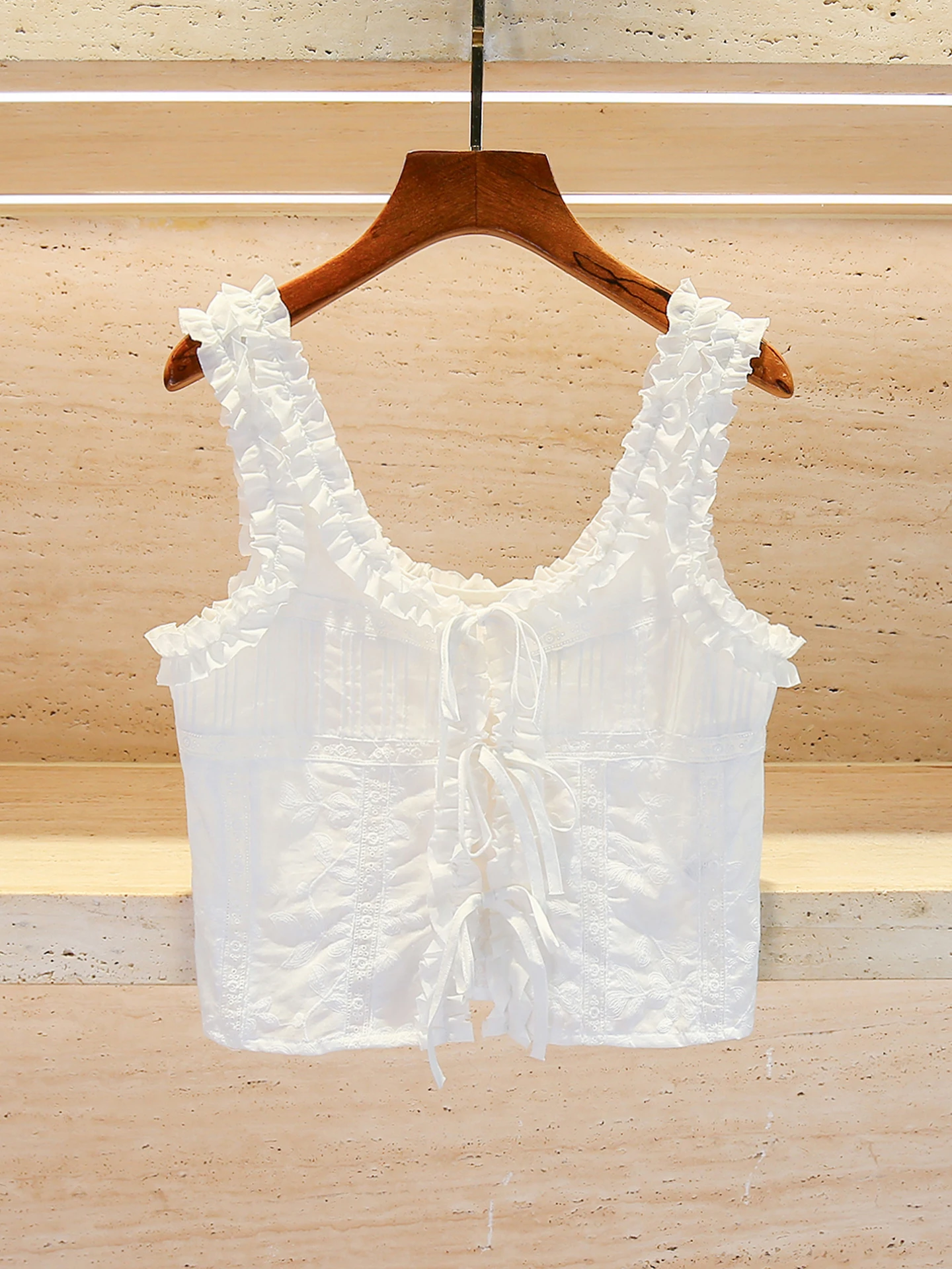 

Ele ort с вышивкой и поясом, жилет, топ, женская летняя модная одежда для поездок на работу, одежда в Южном Китае, масло премиум-класса C...