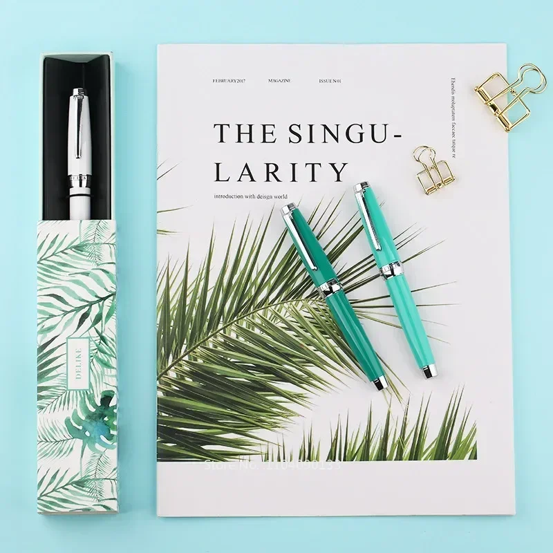 

Новая металлическая ручка Hot New Moon 3 с цветным корпусом, ультратонким наконечником, для рисования, каллиграфии, для студентов и взрослых, подарочная ручка