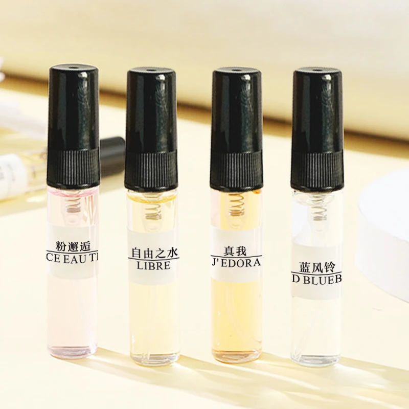 عطر زيتي 5 مل للنساء والرجال عينة رذاذ عطر سائل يدوم طويلاً نكهة الزهور والفاكهة للاستخدام اليومي