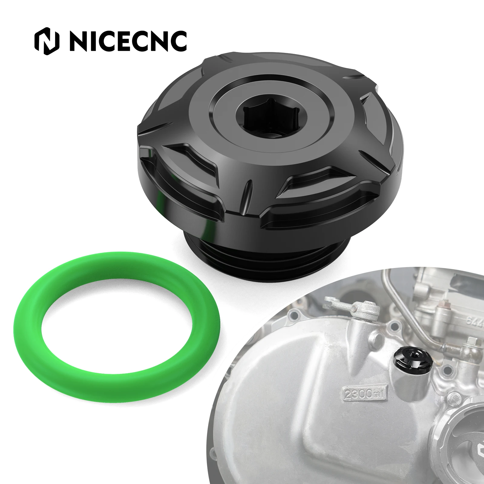 

Motorcycle Oil Filler Cap Oil Filler Plug for Suzuki DR650 S SE DR650S DR650SE 1990-2024