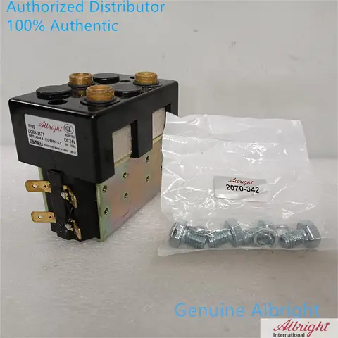 정품 Albright DC88 DC88-317T 24V 반전 접촉기 솔레노이드 릴레이 스위치 전기 스태커 팔레트 트럭을 통한 24 볼트 변경 Best5