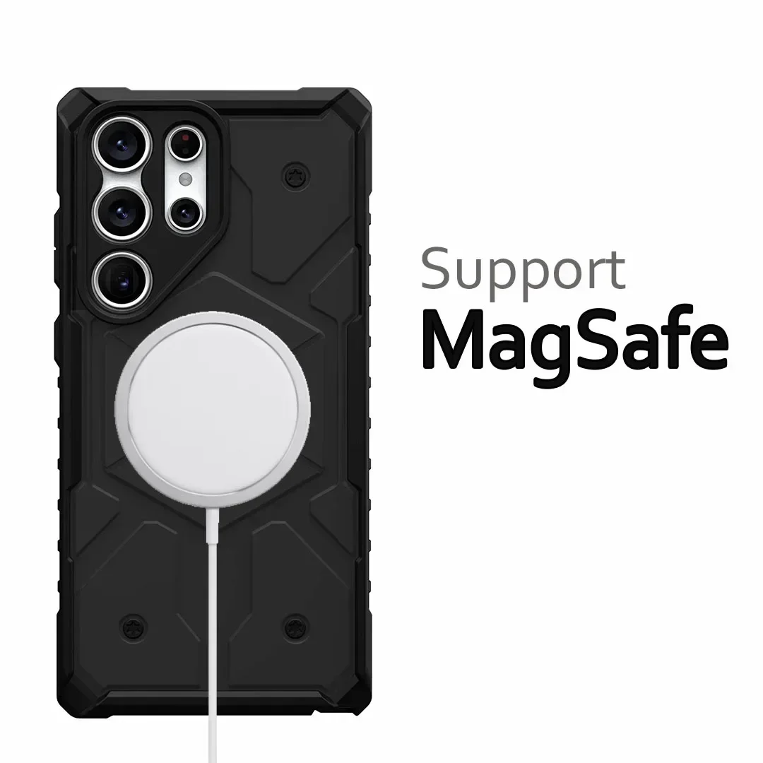 Original Pathfinder Clear Pro Magnetic Case for Samsung Galaxy S24 Ultra S23 Plus Strong MagSafe Protection Cover Accessory