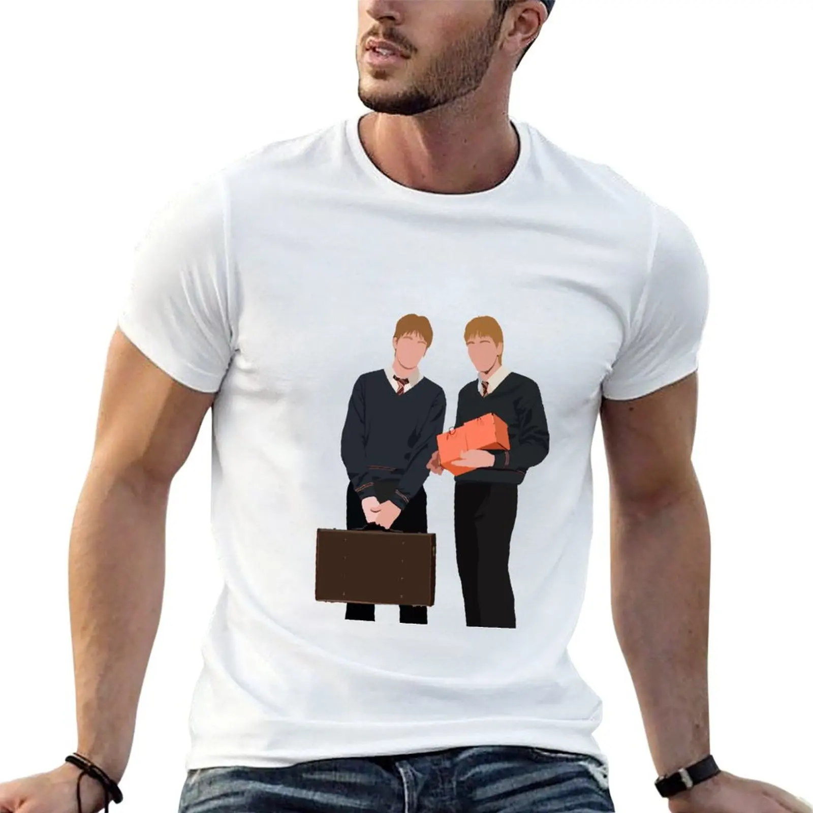

Weasley twins T-Shirt graphic t shirts for man anime t shirts for man T-Shirt