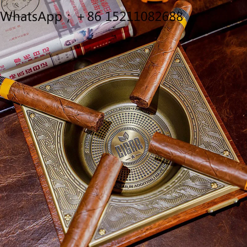 SCY ashtray light luxury large cigar special ashtray boss office smoking supplies