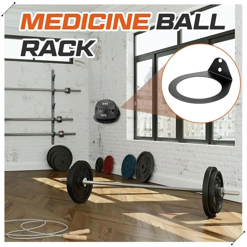 Medicine Ball Rack Medicine Ball Wall Mount Storage Racks,8.9In Inside Diameter, 88 Lbs Rack Wall Mounted Storage