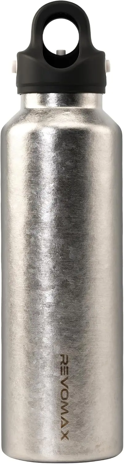 One Hand Flash Release 20oz 592ml Titanium Insulated Water Bottle Double Wall Vacuum Flask 36H Cold 18H Hot Leakproof BPA Free L