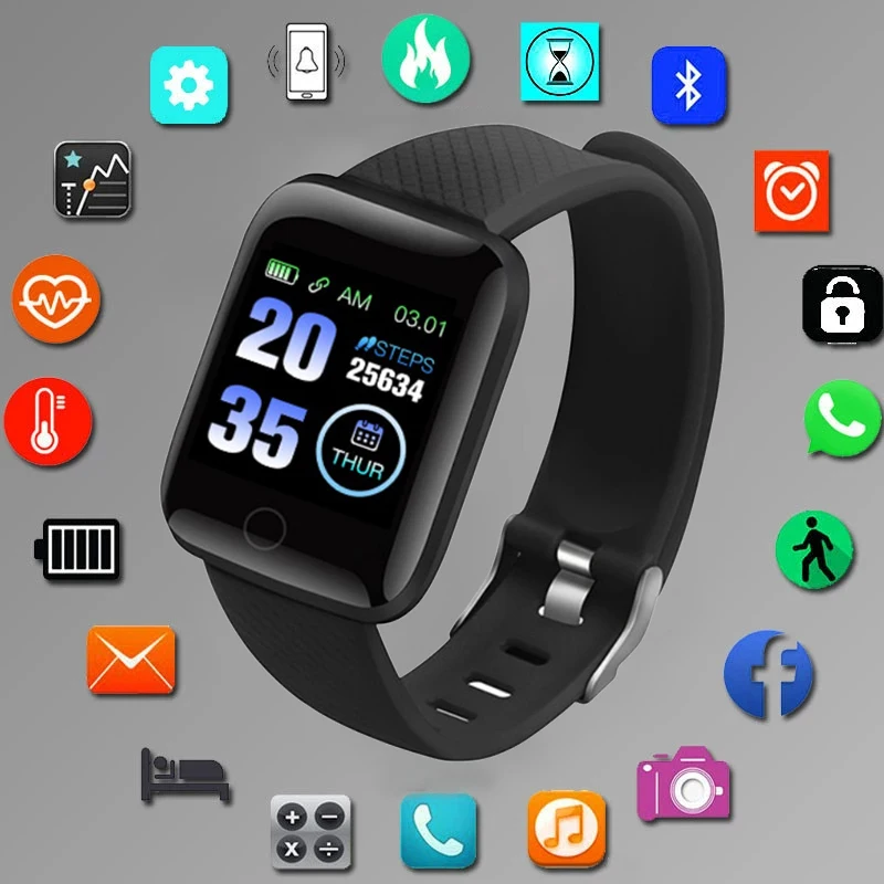 

A7 Smart Watch Men Women Wristwatch Bluetooth Sport Bracelet Color Screnn Bracelet Pedometer Message Remider Heart Rate Monitor